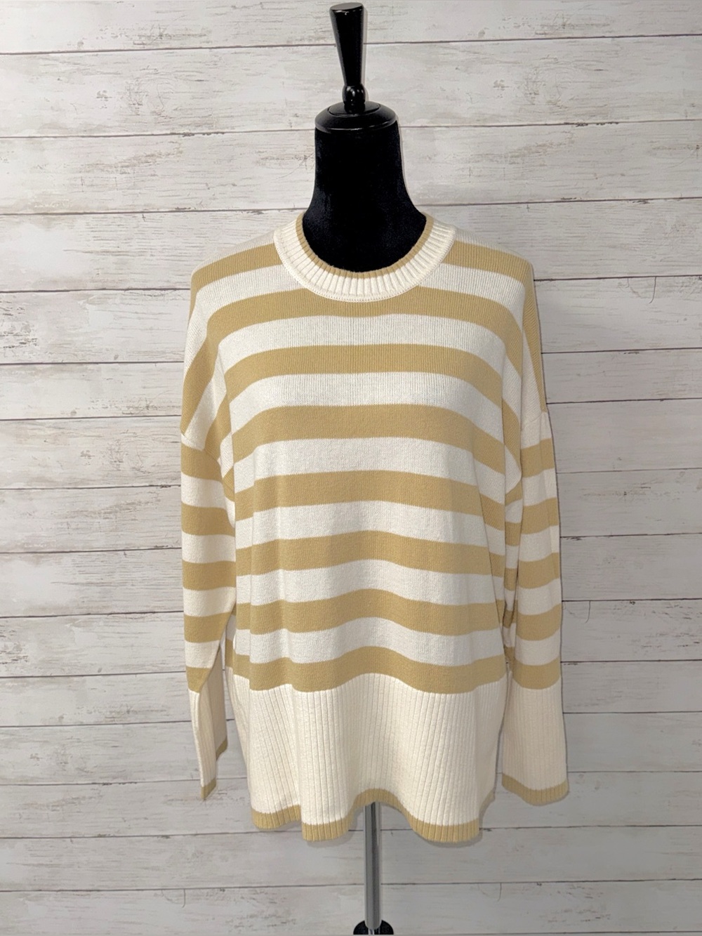 NWT! LOFT Oversized Striped Sweater